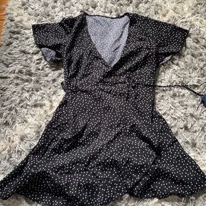 shein wrap dress